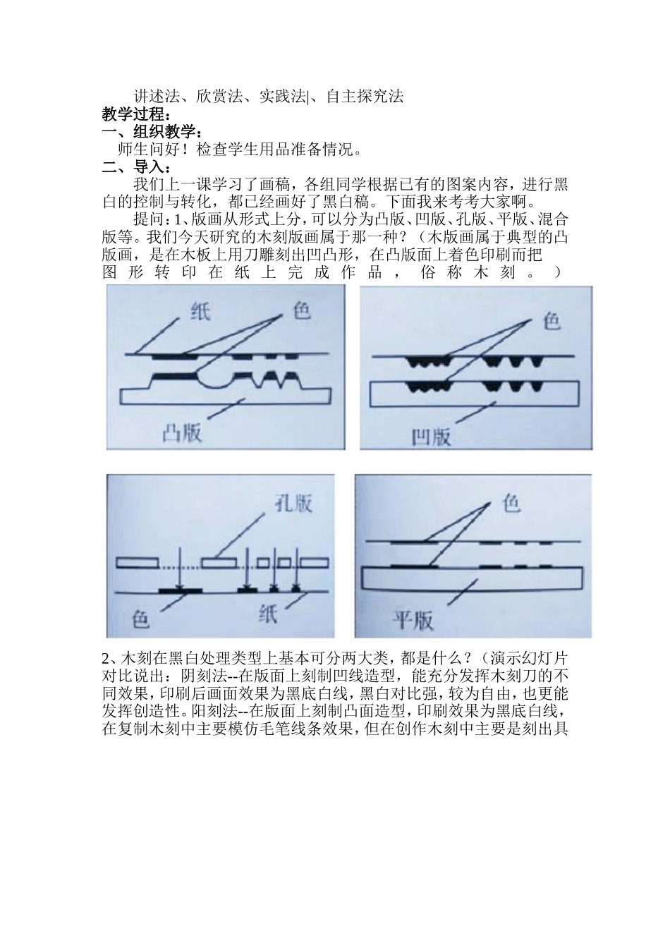 版画艺术的独特美感—黑白或套色版画_第2页