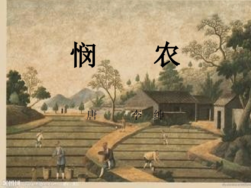 悯农演示文稿_第1页