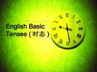 最新高考英语动词时态语态复习课件