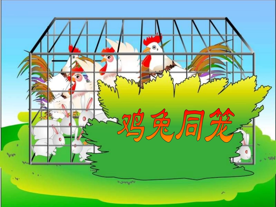 鸡兔同笼问题_第1页