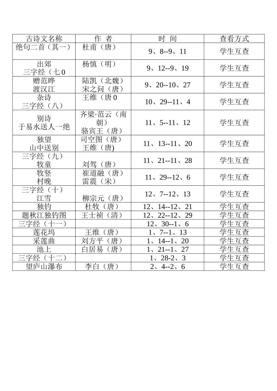 二年级经典诵读年度活动计划_第2页