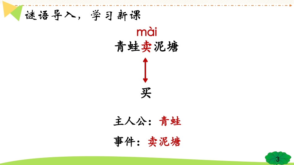 《青蛙卖泥塘》课件_第3页