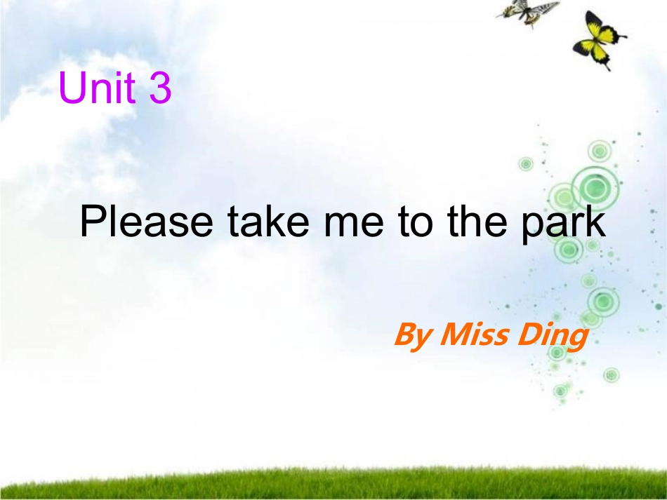 广州版小学英语口语二年级下册Unit3Let'slearn_第1页