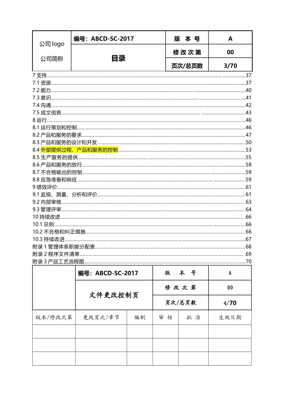 2015新版三体系管理手册_第3页