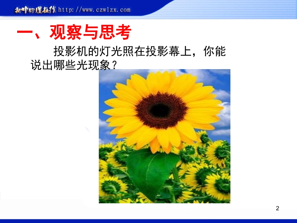 中考光现象复习课件_第2页
