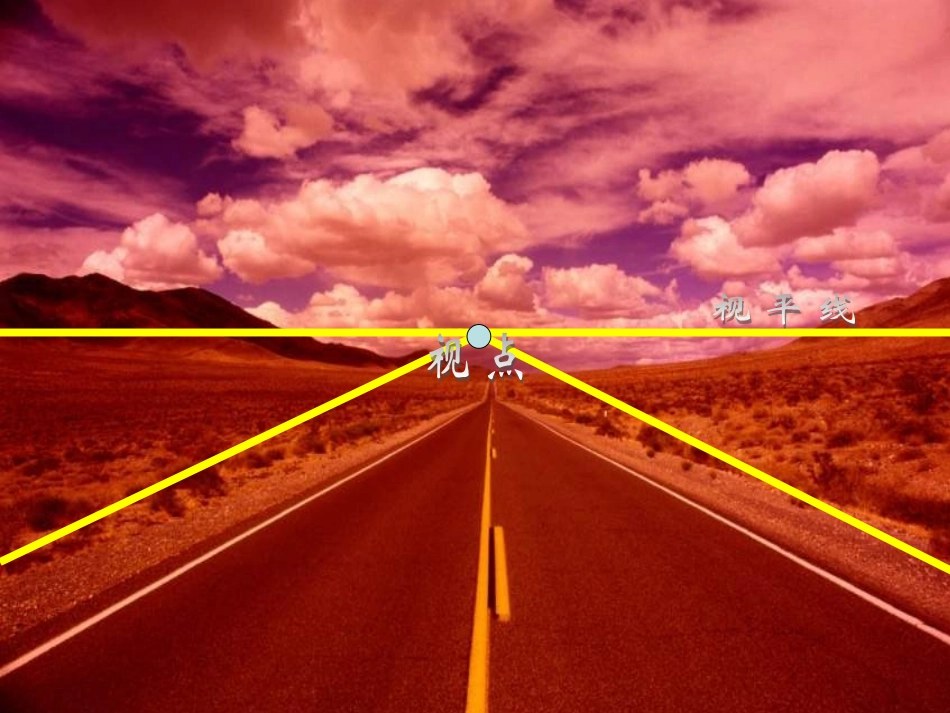 (人美版)五年级美术上册课件绘画中的透视现象_1_第2页