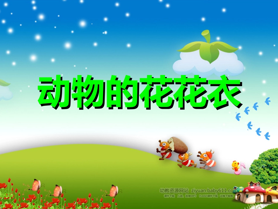 动物的花花衣_第1页