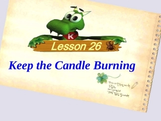 新冀教版九年级英语上册第26课课件