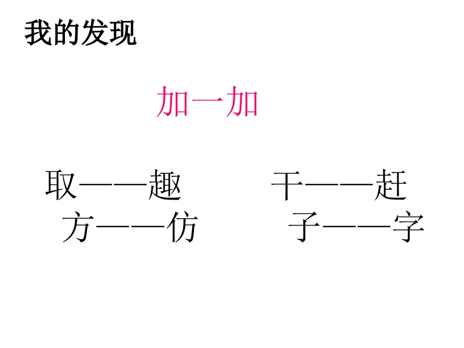 人教版一年级语文下册《语文园地三》课件_第2页
