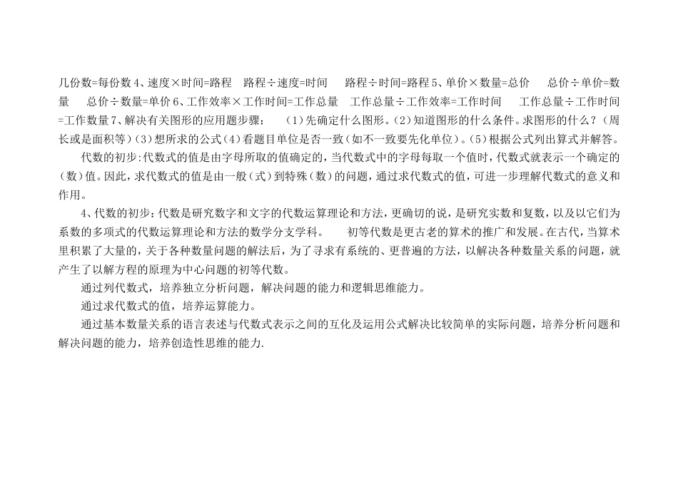初中数学之数与代数知识结构图_第3页