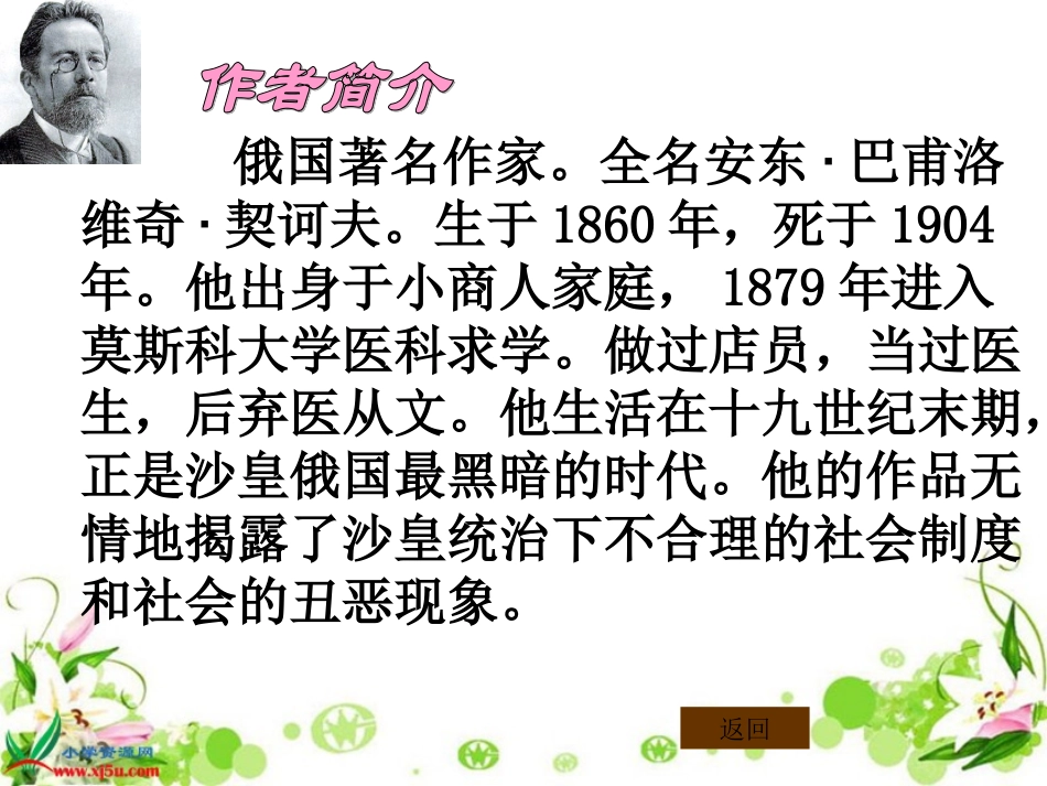 《凡卡》PPT课件 (2)_第2页