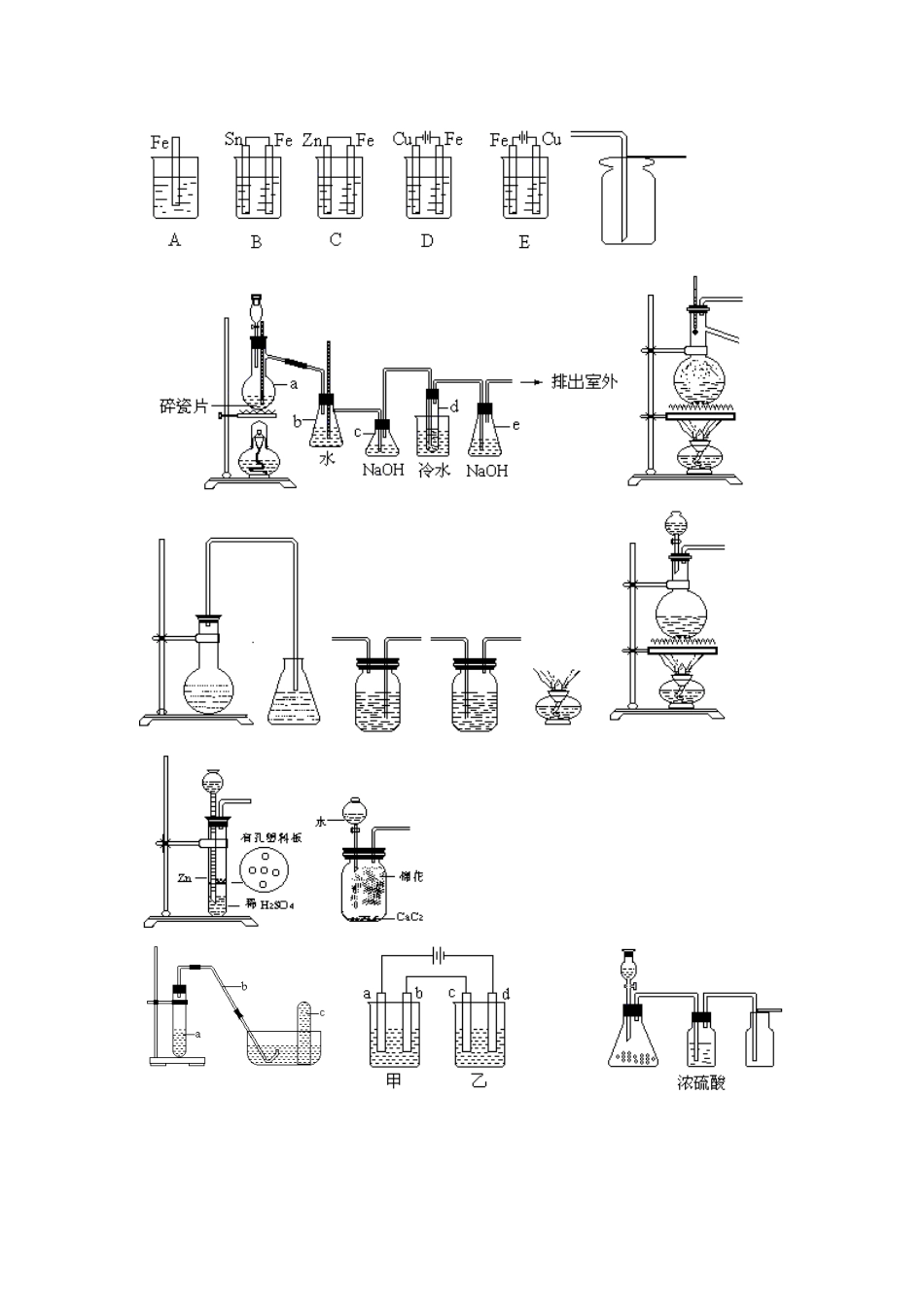 常见的化学实验仪器图（出题必备）_第3页