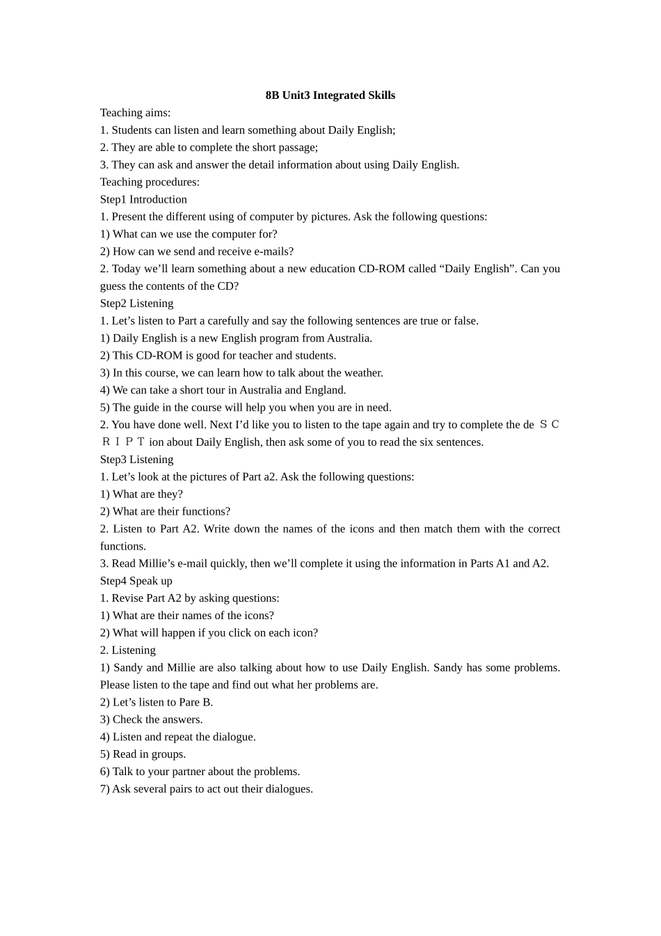 8BUnit3IntegratedSkills_第1页