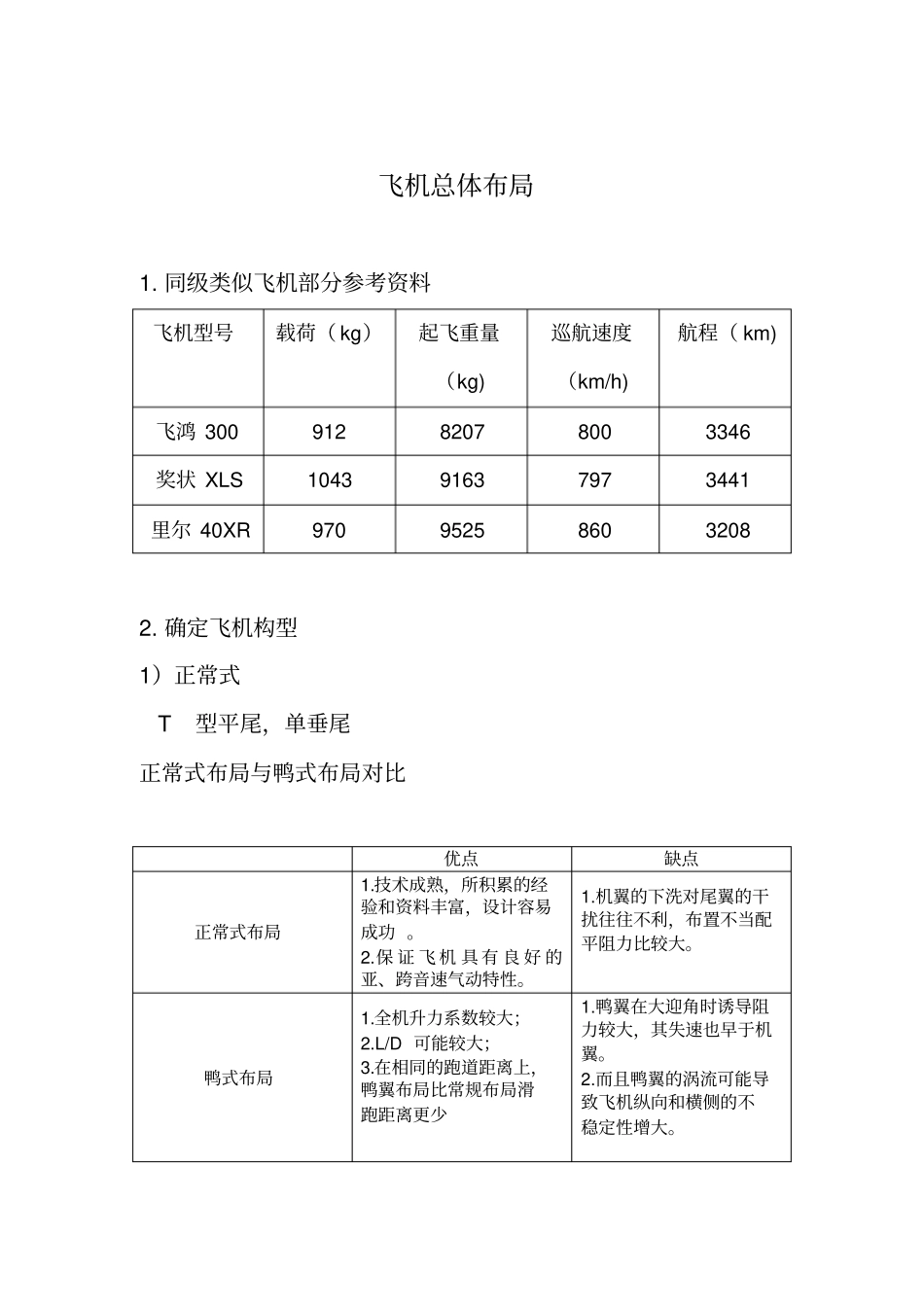 中型公务机总体设计报告讲解_第3页