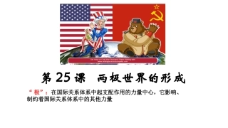 两极格局的形成》
