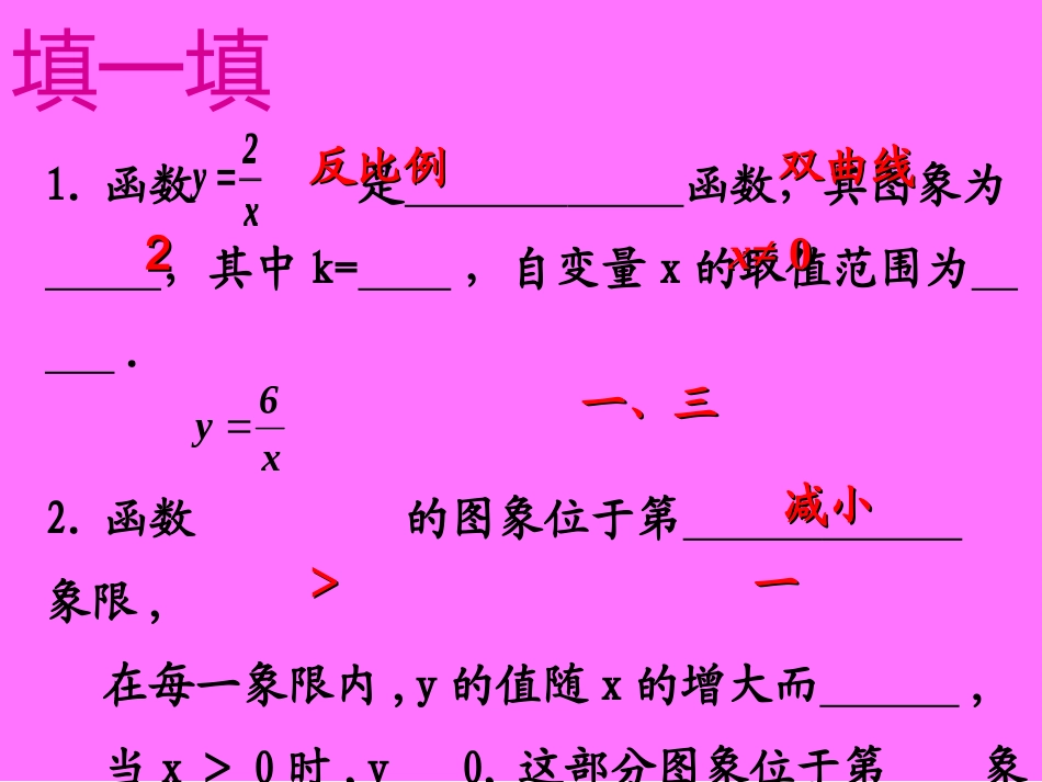 反比例函数复习课好_2_第3页