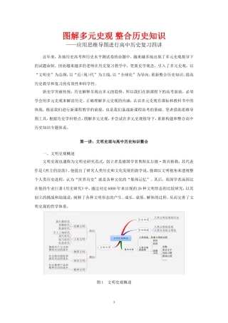 图解多元史观整合历史知识