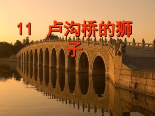 卢沟桥的狮子2