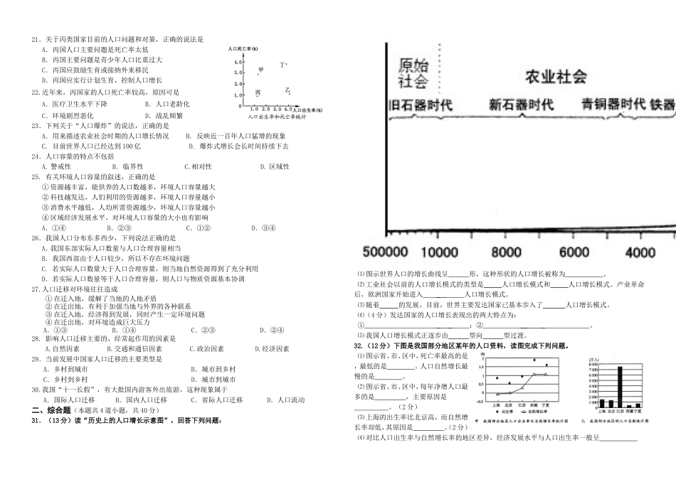 地理高一下期中1554_第2页