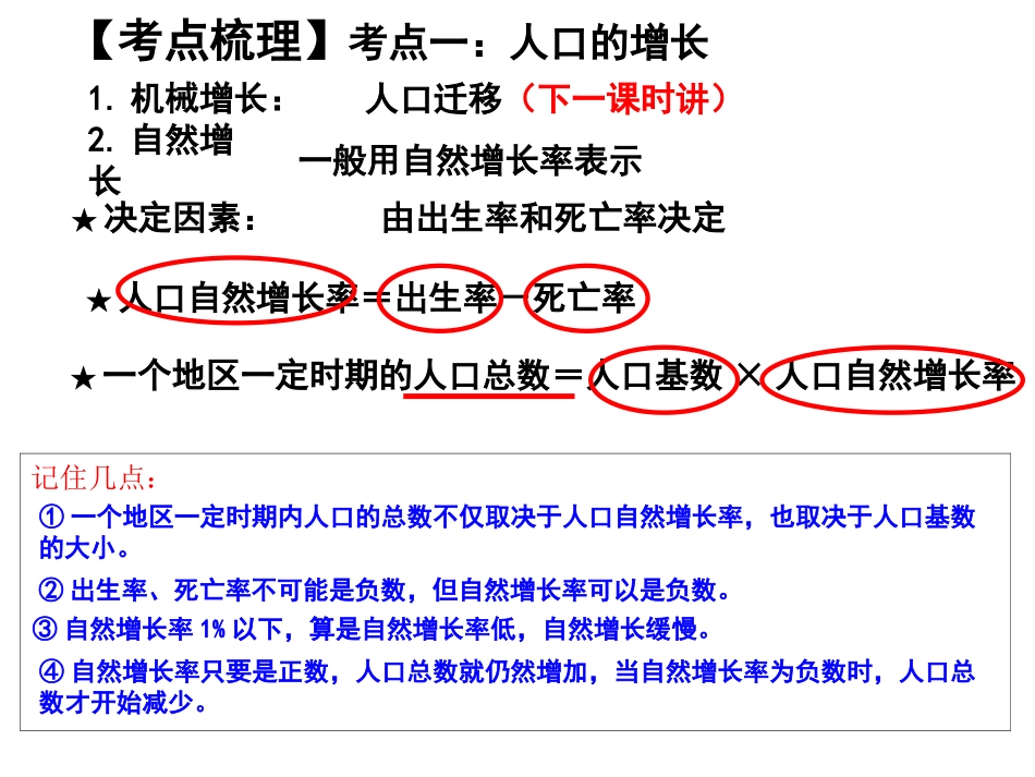 专题十：人口数量变化及环境人口容量_第3页