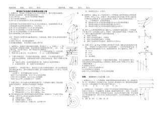 带电粒子在电场中的曲线运动练习卷