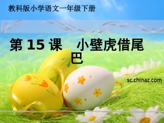 《小壁虎借尾巴》课件