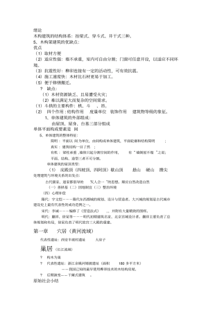 中外建筑史考试重点