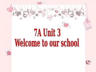 牛津译林版七年级英语上册课件7AUnit3Welcome（共14张）（共14张PPT）