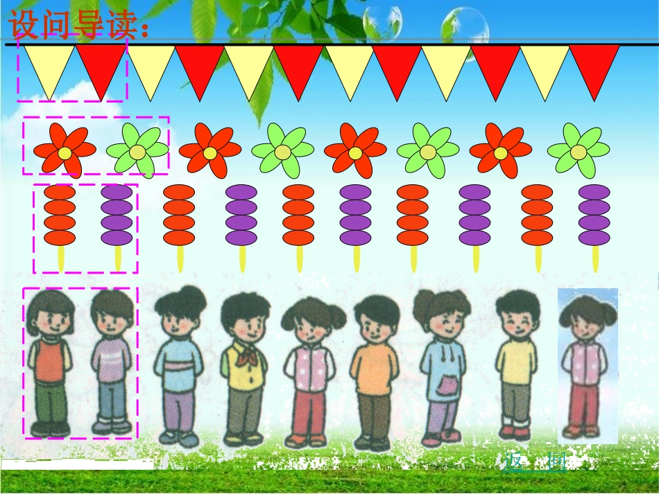 人教版小学一年级数学下册找规律课件_第3页