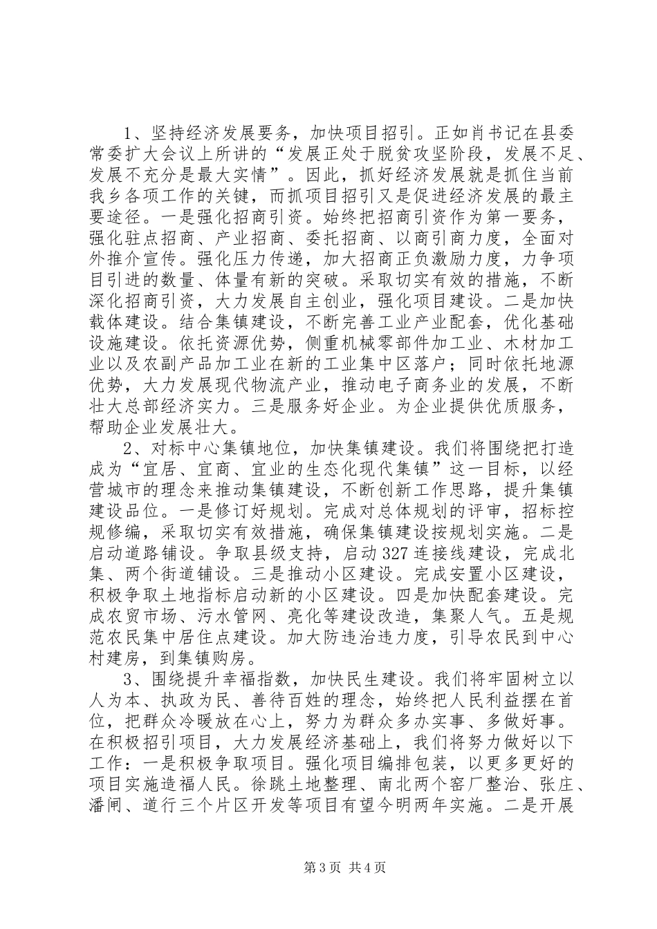 乡“十三五”规划调研座谈会发言_第3页