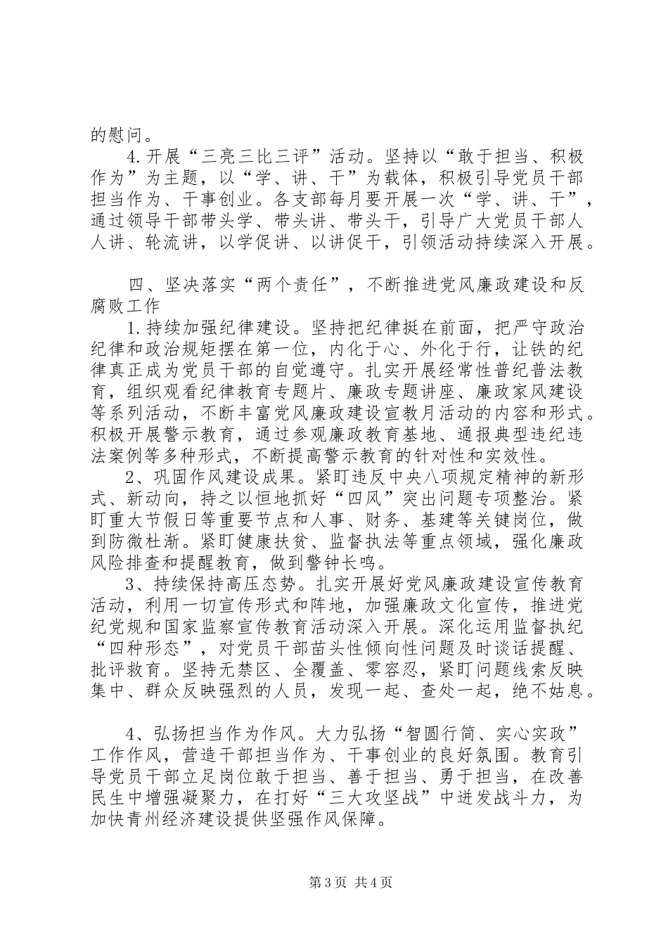 XX年卫生综合执法大队党建工作计划_第3页