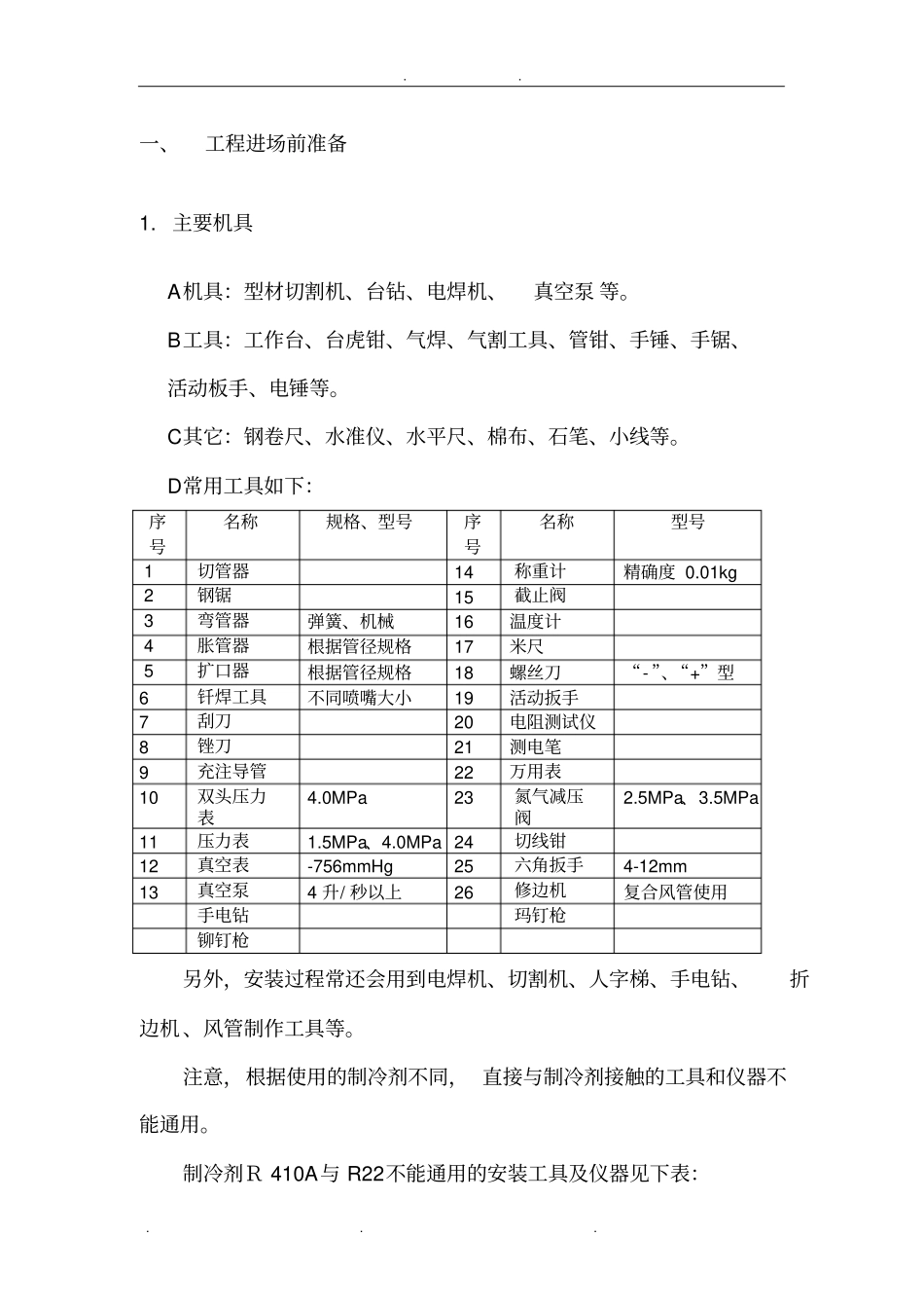 中央空调多联机施工要点及规范标准_第3页