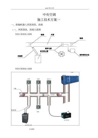 中央空调清洗技术方案