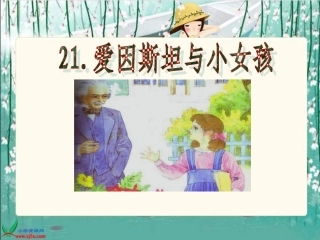 《爱因斯坦和小女孩》PPT课件