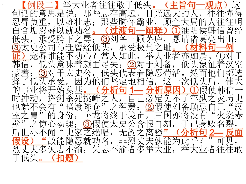 写作讲座：议论文重点段的写作_第3页