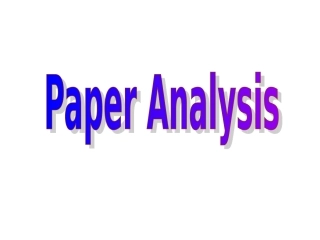 初三paperanalysis