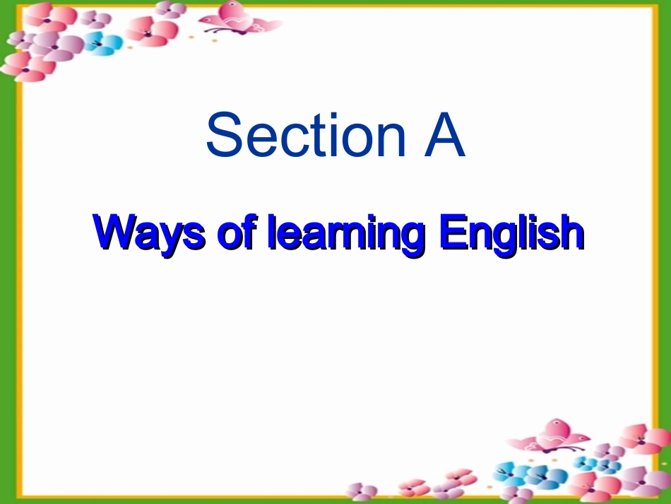 人教版英语九年级上Unit1单元整体课件_第3页