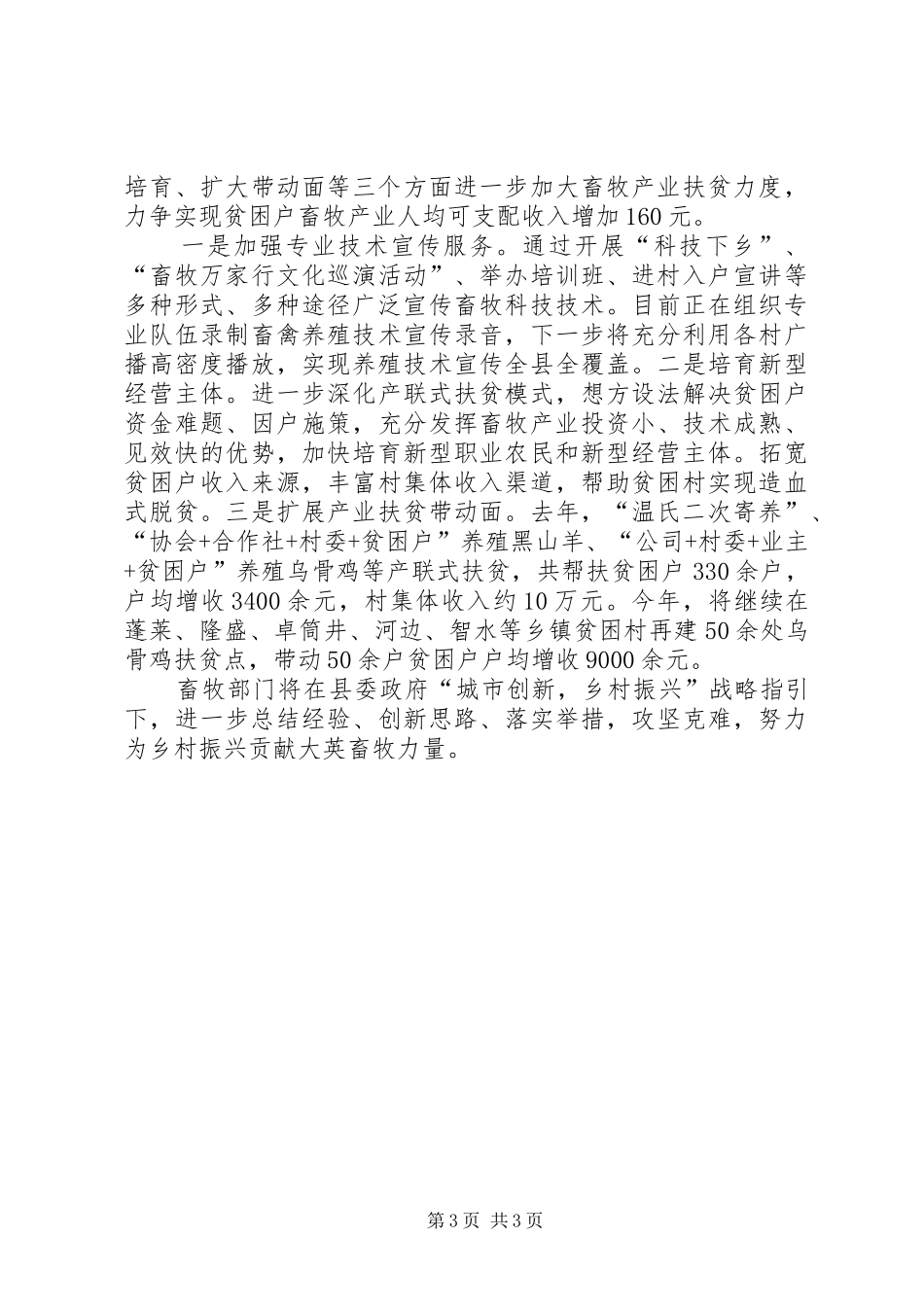 乡村振兴计划发言稿_第3页