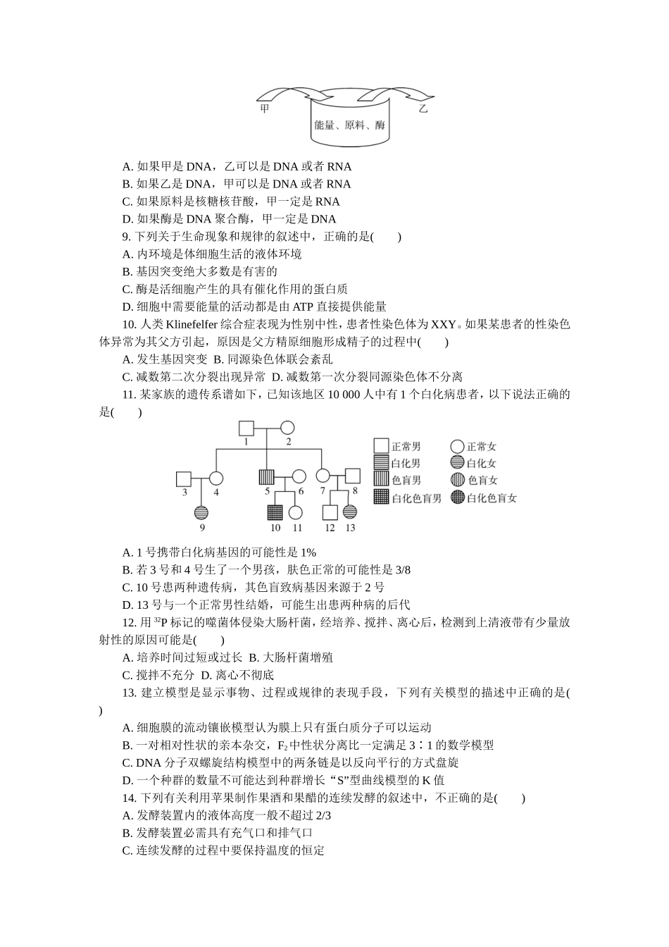 2015届高三模拟考试试卷（常州期末）_第2页