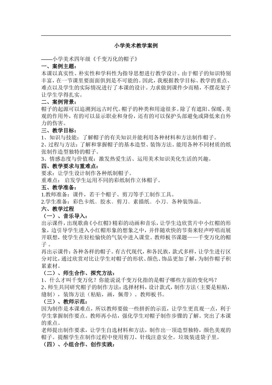 千变万化的帽子_第1页