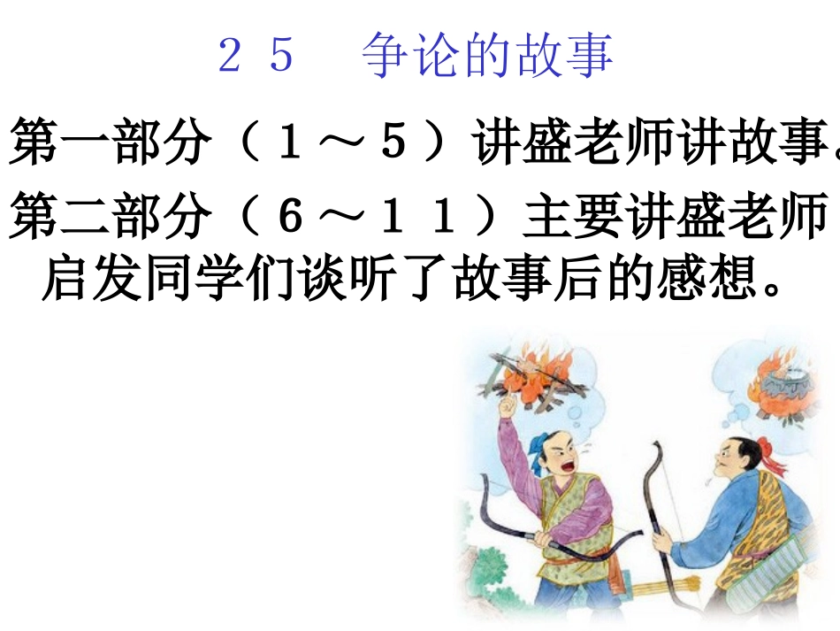 苏教版三下《争论的故事》课件_第3页
