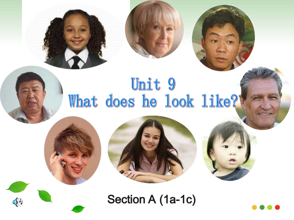 七年级下英语Unit9SectionA课件_第1页