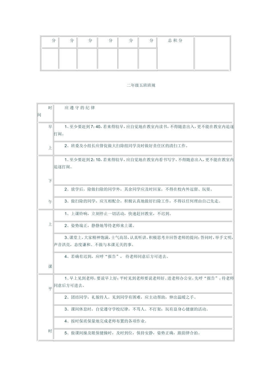 学生成长记录表_第2页