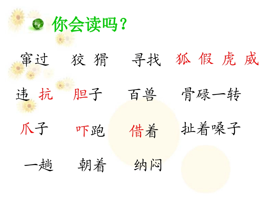 狐假虎威词语_第3页