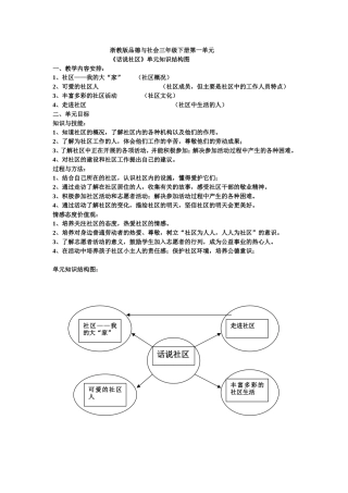单元知识结构图王慧珍