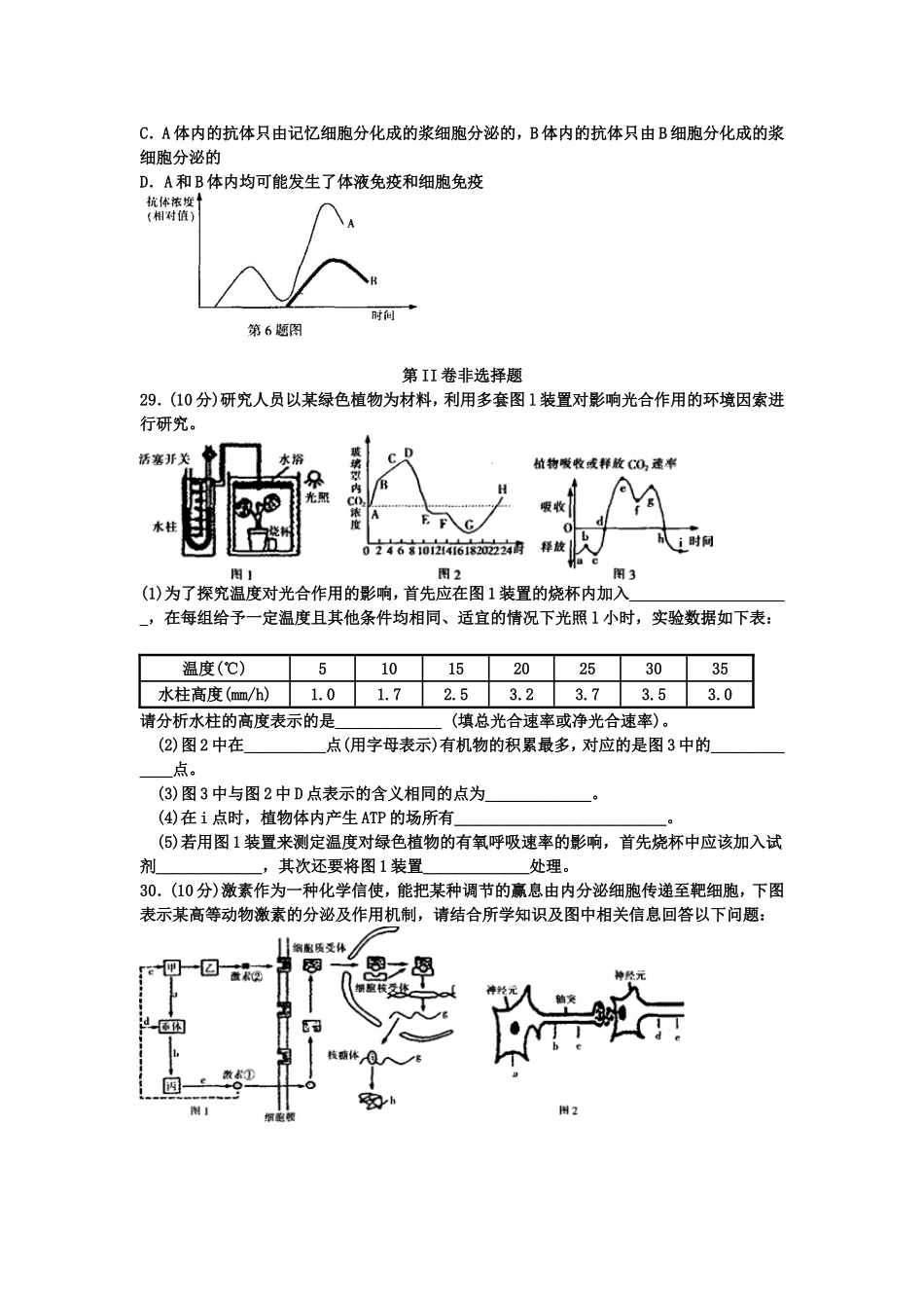 2014年东北三省四市教研联合体高考模拟试卷_第2页