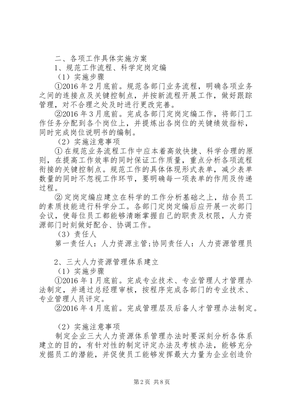 人力资源公司年度计划_第2页