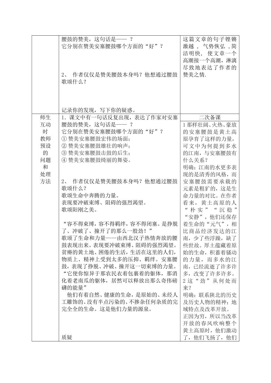 安塞腰鼓教案修改版_第3页