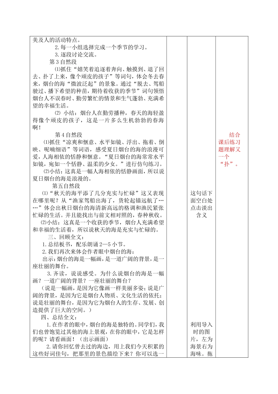 烟台的海教学设计_第3页