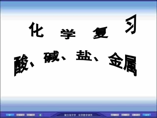 九年级化学酸碱盐